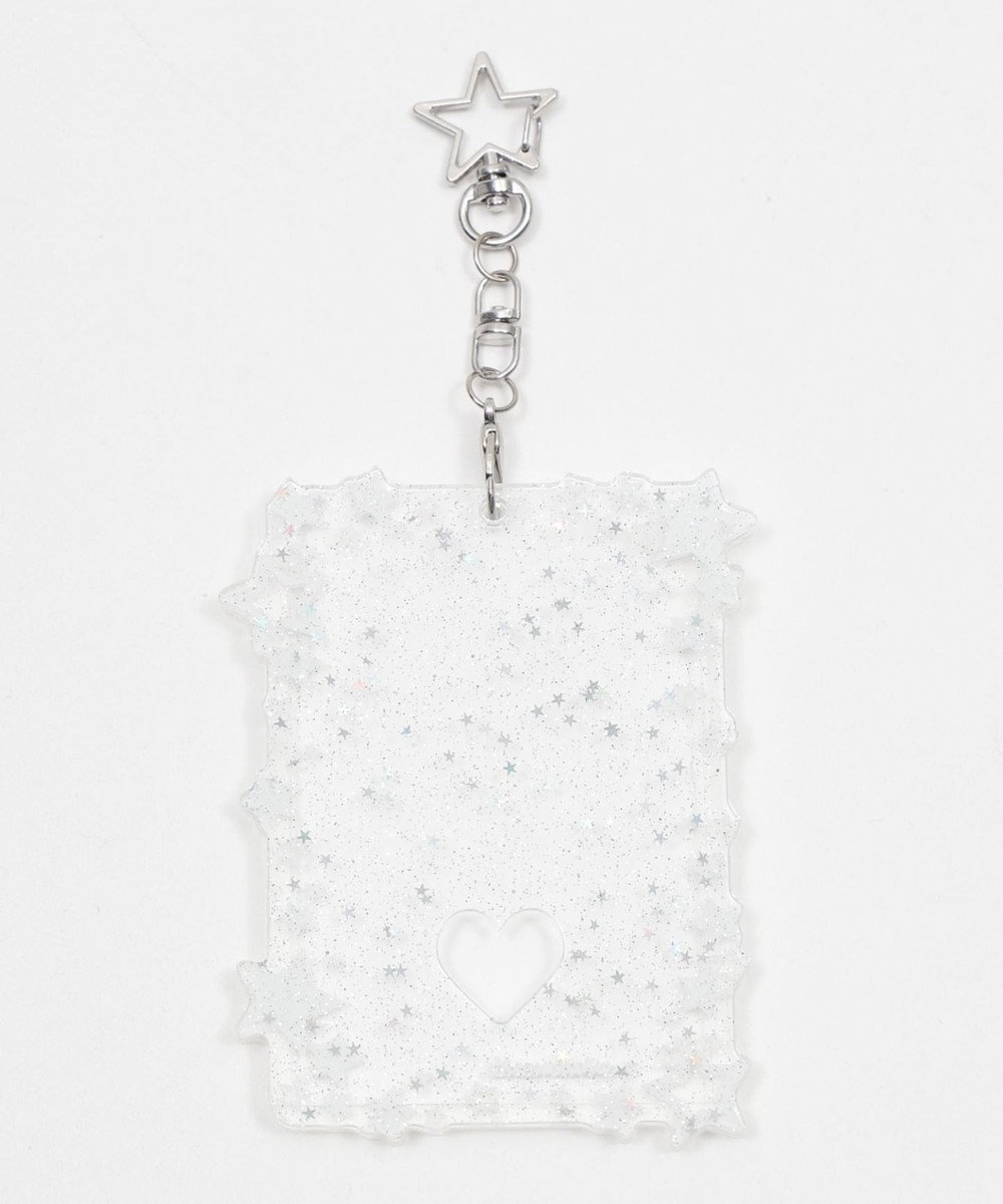 WEGO 【痛バ＆推し活】キラキラスターカードホルダーキーホルダー 