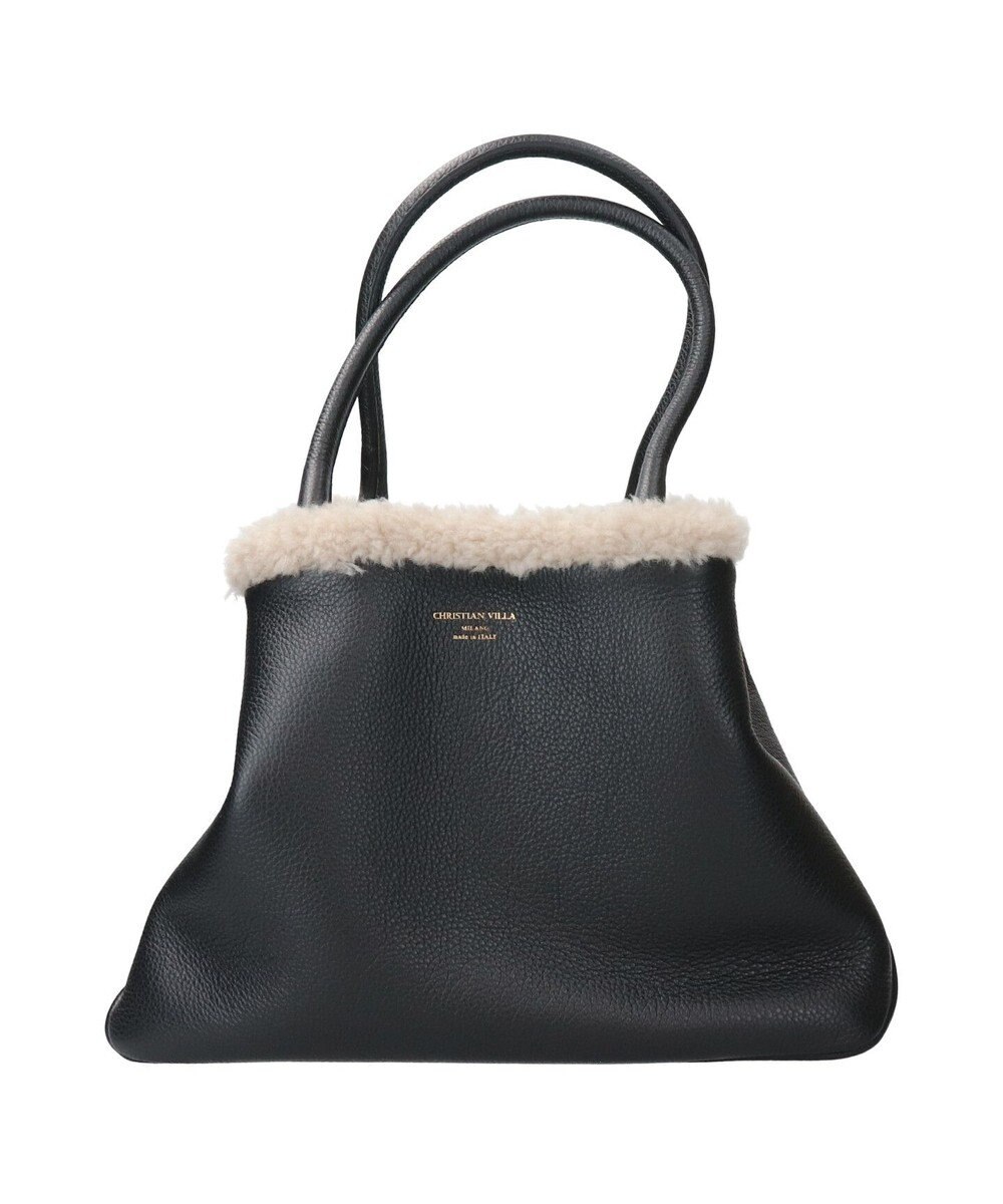 INTER-CHAUSSURES 【CHRISTIAN VILLA】ムートンパイピングバッグ 