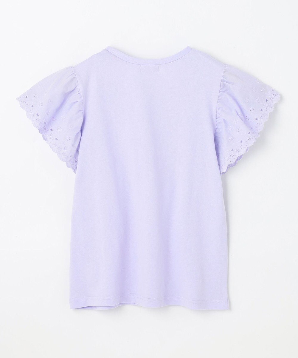 ANY KIDS 袖レース ケーキプリント Tシャツ 