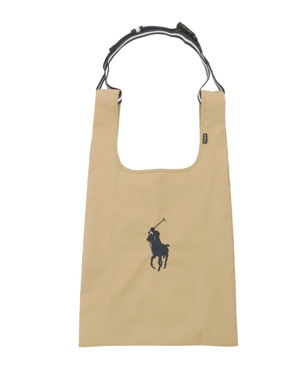 MOONBAT POLO RALPH LAUREN(ポロ ラルフローレン)ベルト付きレインバッグ　ポロポニー刺繍 