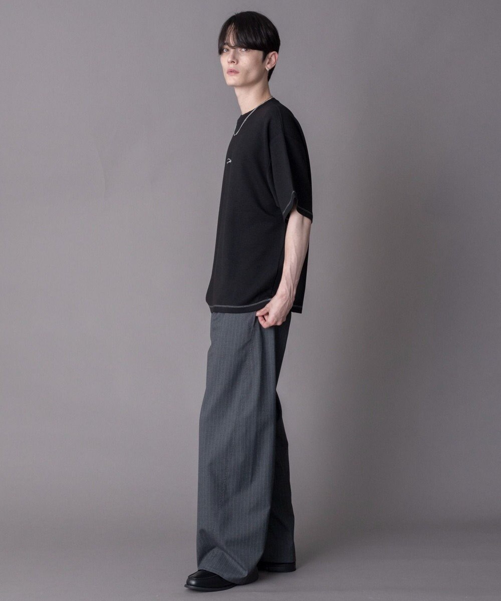WEGO 【機能T/ユニセックス着用ITEM】カラーステッチワンポイントT（SS） 