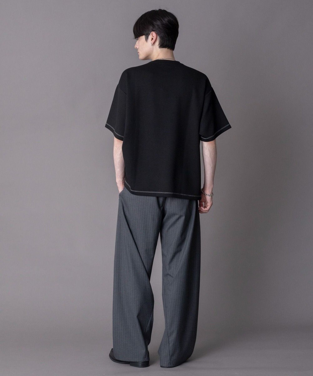 WEGO 【機能T/ユニセックス着用ITEM】カラーステッチワンポイントT（SS） 