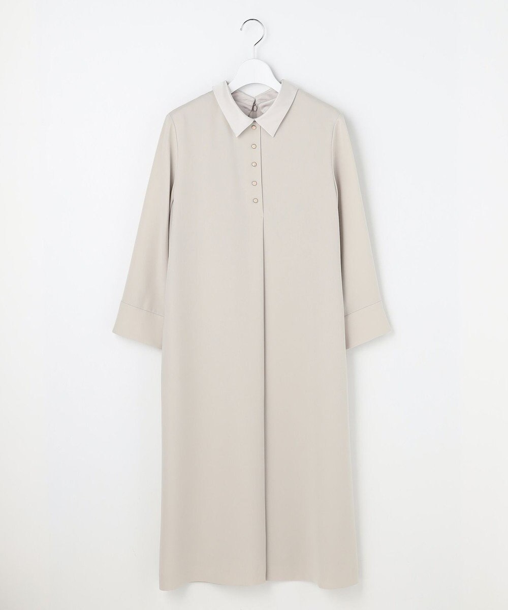 J.PRESS LADIES S 【2way】セラテリーダブルクロス 襟付き ワンピース 