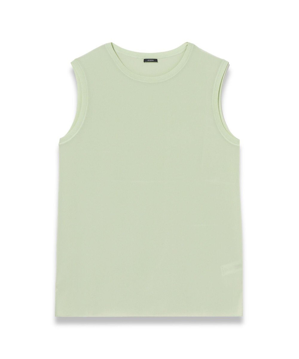 JOSEPH 【洗える】クレープ ド ソワ　ノースリーブブラウス 