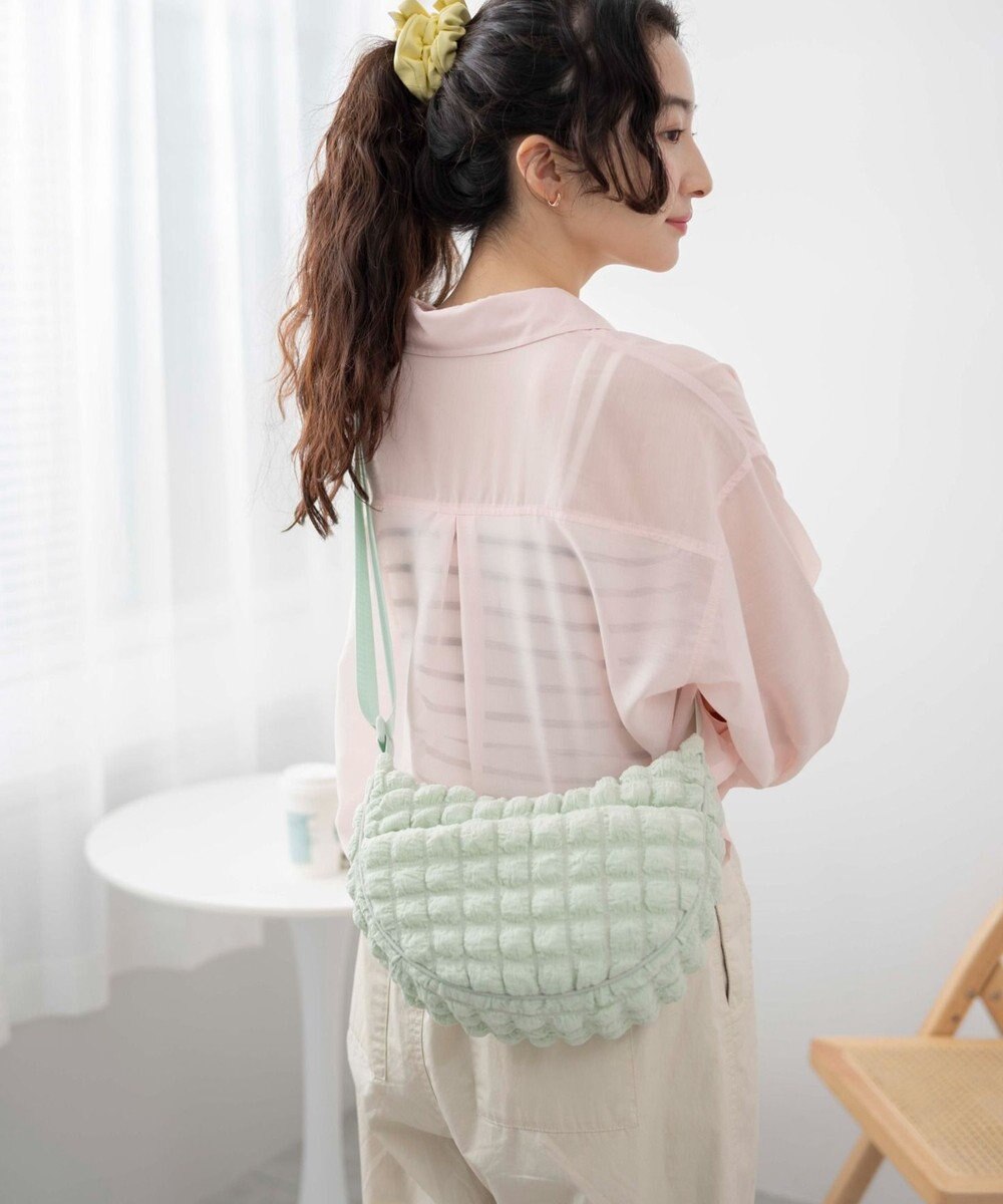 WEGO カラーハーフムーンショルダー 