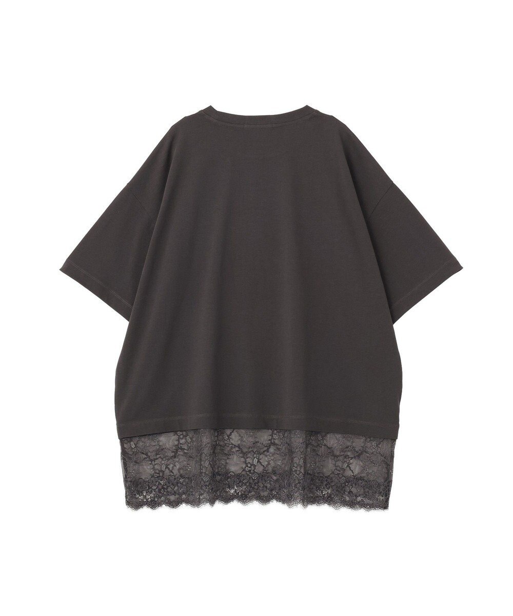 AMERICAN HOLIC カレッジロゴレースドッキングＴシャツ 