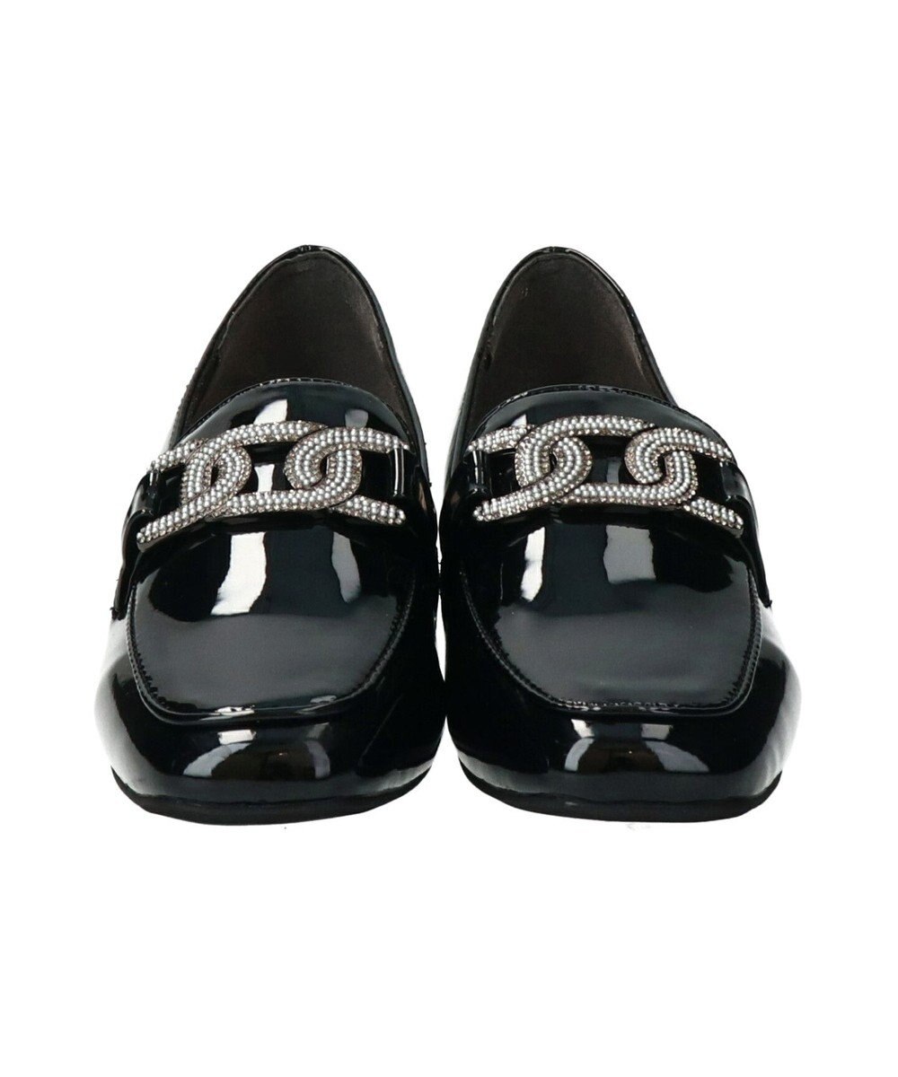 Bridget Birkin 【Bridget Birkin】パールヒールビジューバックルローファー 