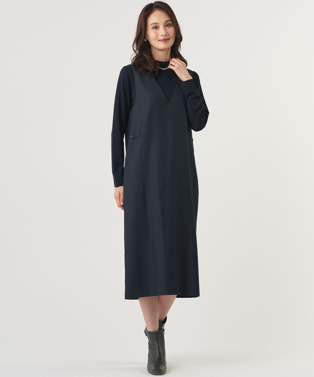 J.PRESS LADIES S 【シーンレスに活躍】PURE WOOL ハイネック ニット 