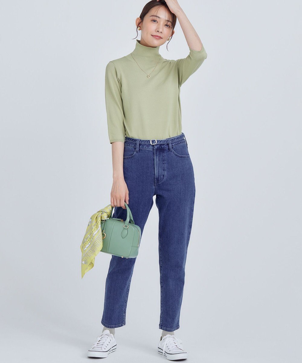 組曲 L 【6色展開・UVケア】モダンタートルニット 