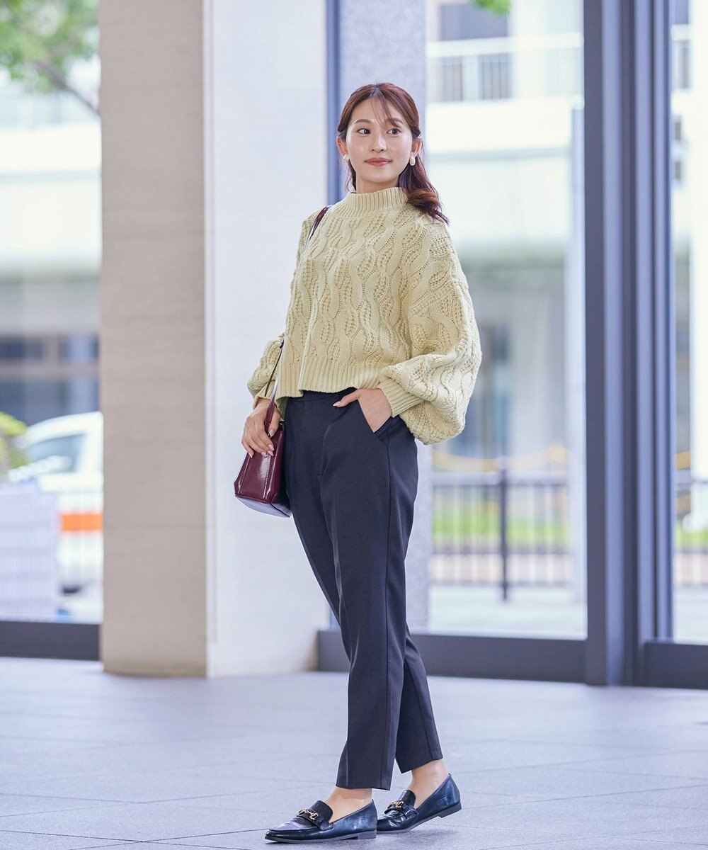 Tiaclasse 【洗える】ケーブルニットプルオーバー 