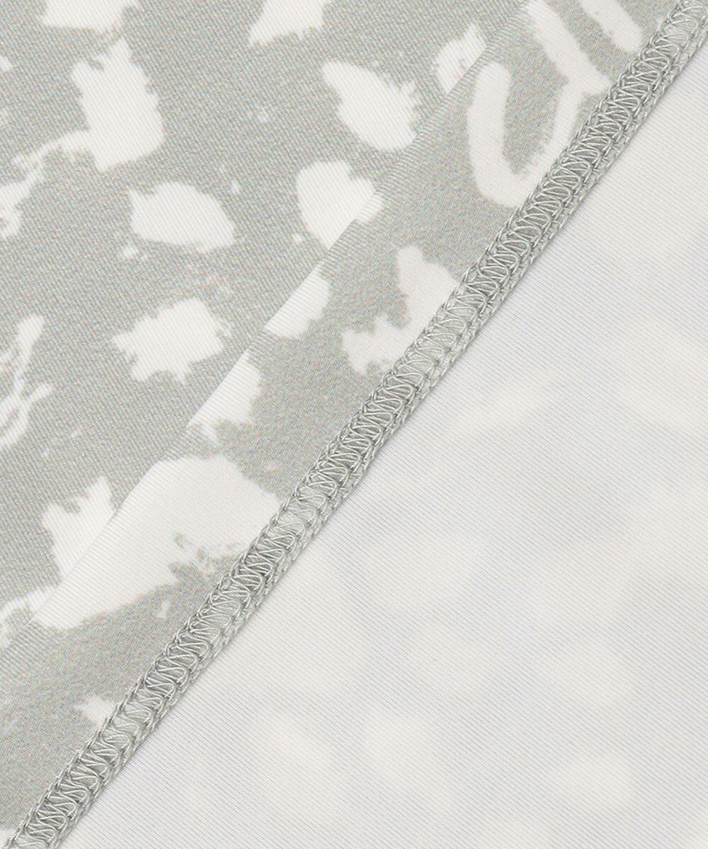 PW CIRCULUS 【MEN】【ストレッチ】アニマルプリント ロゴ モックネック シャツ 