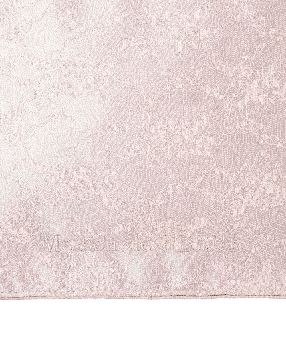 Maison de FLEUR レースフリルハンドルスクエアトートSバッグ 