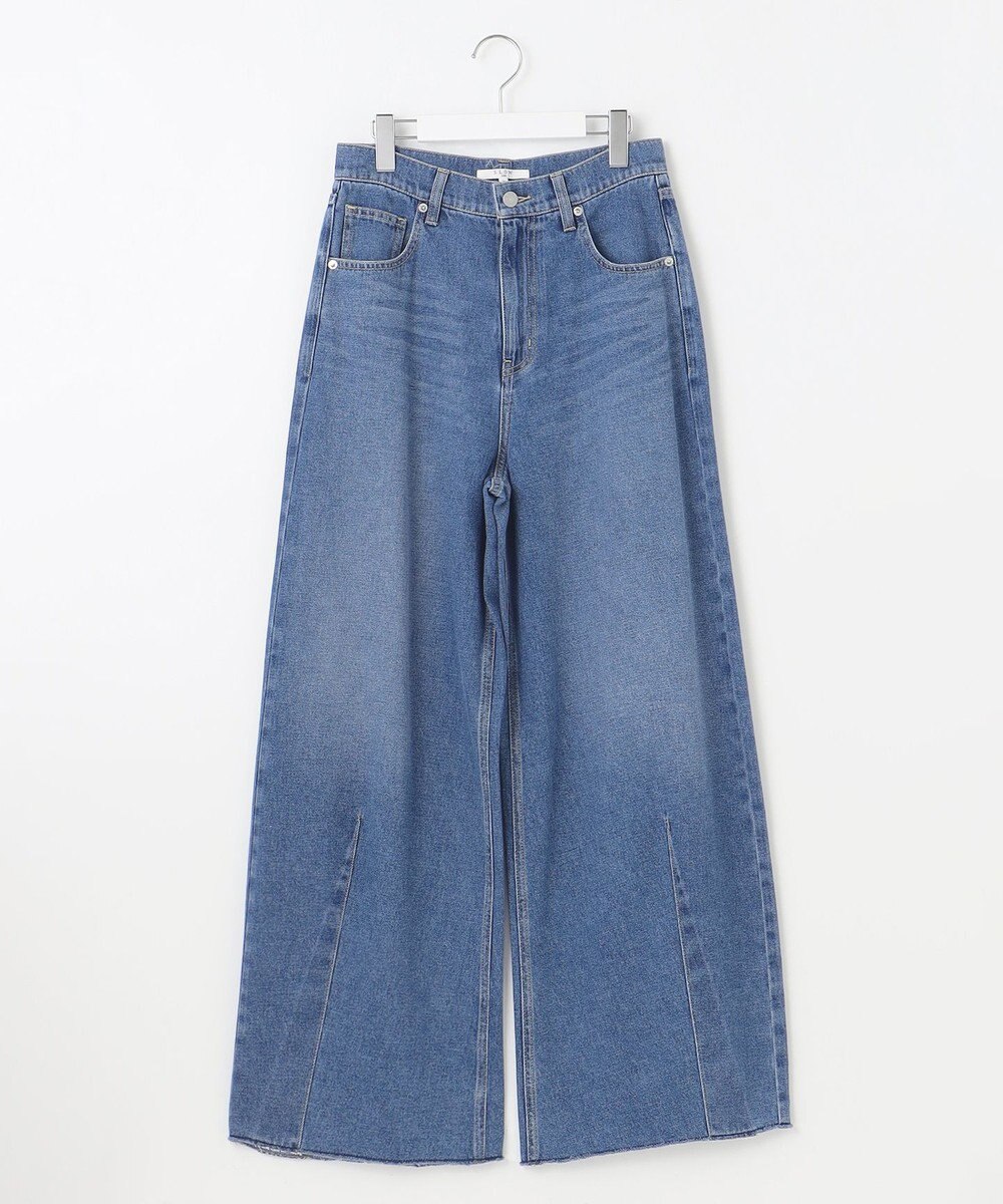 23区 【SLOW/一部店舗限定】LIGHT DENIM バレルワイド パンツ 
