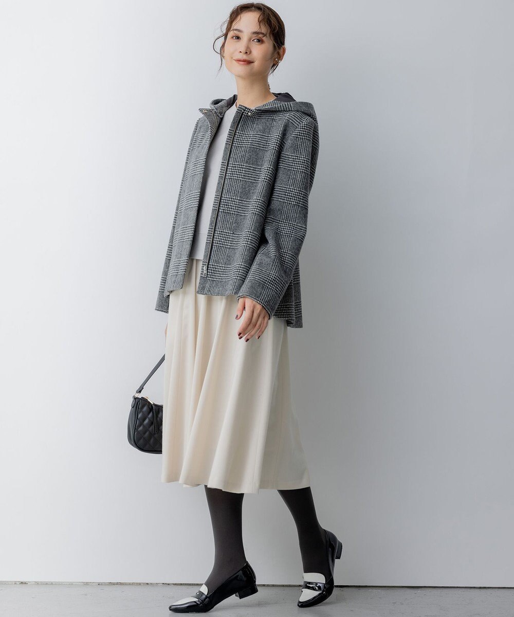 組曲 S 2WAYショートビーバー フーテッドコート 
