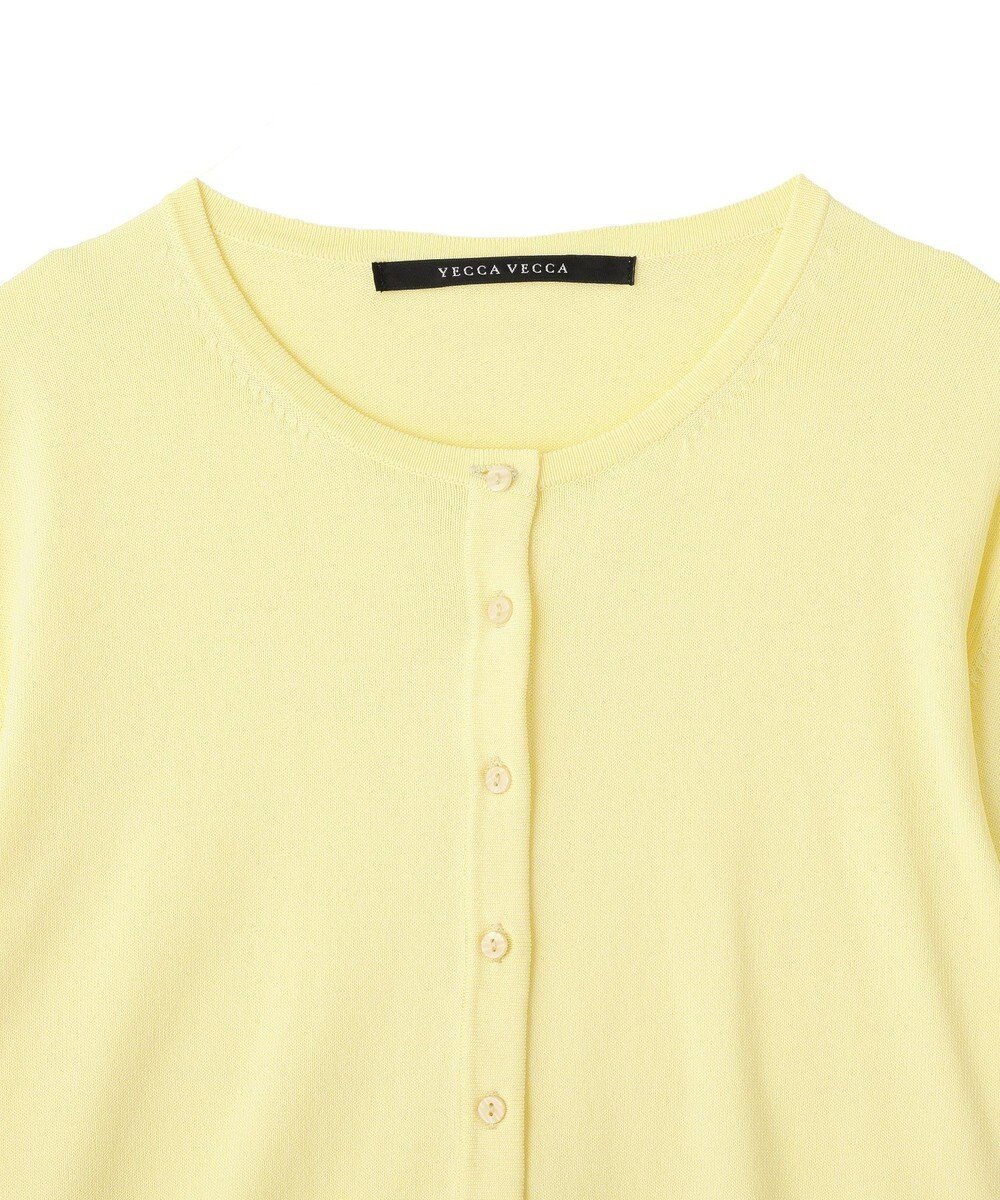 YECCA VECCA シアーMIXカーディガン 