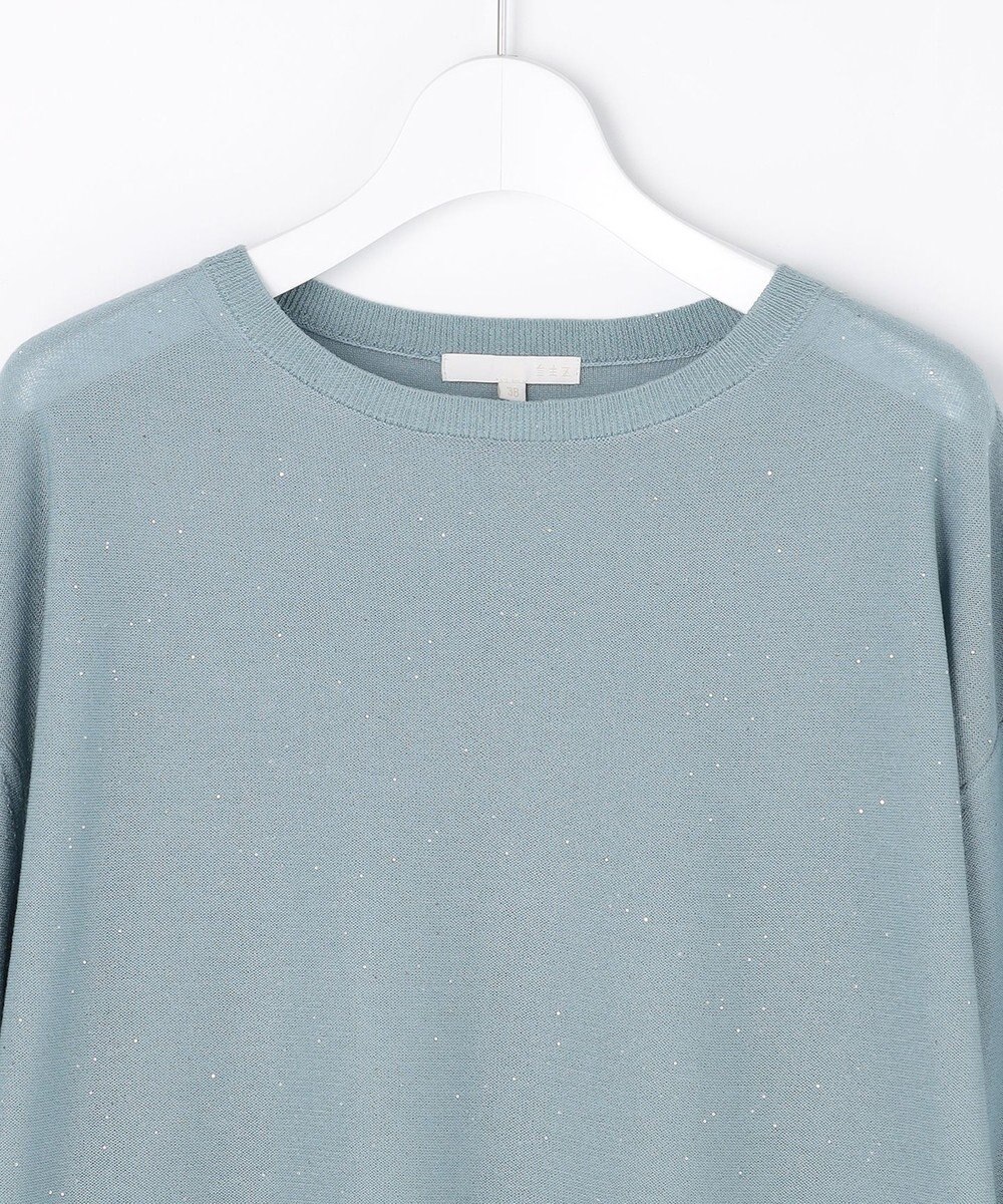 自由区 L ファインゲージスパングルプルオーバー ニット 