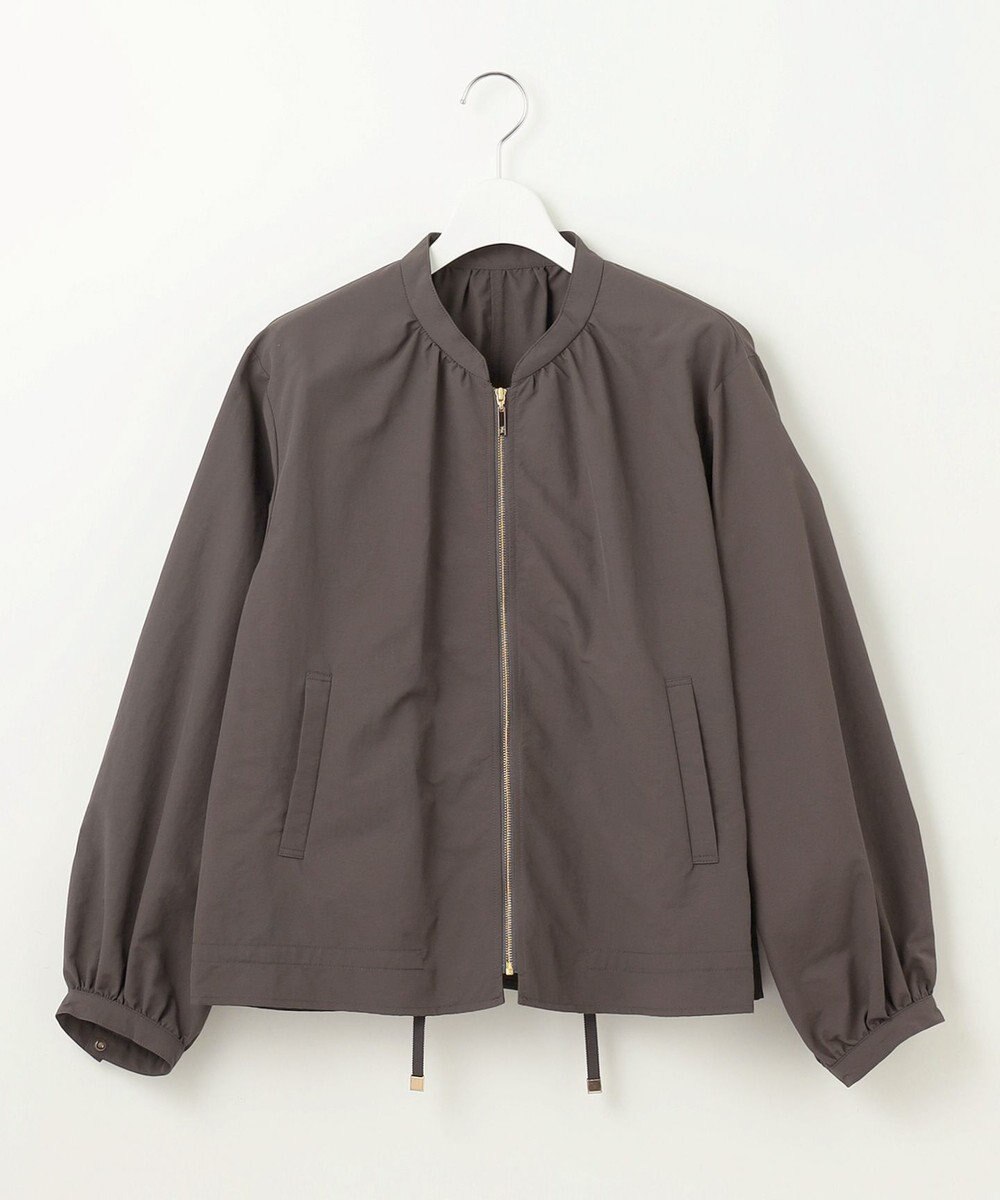 自由区 【撥水加工・UVケア・洗える】ライトグログラン ブルゾン 