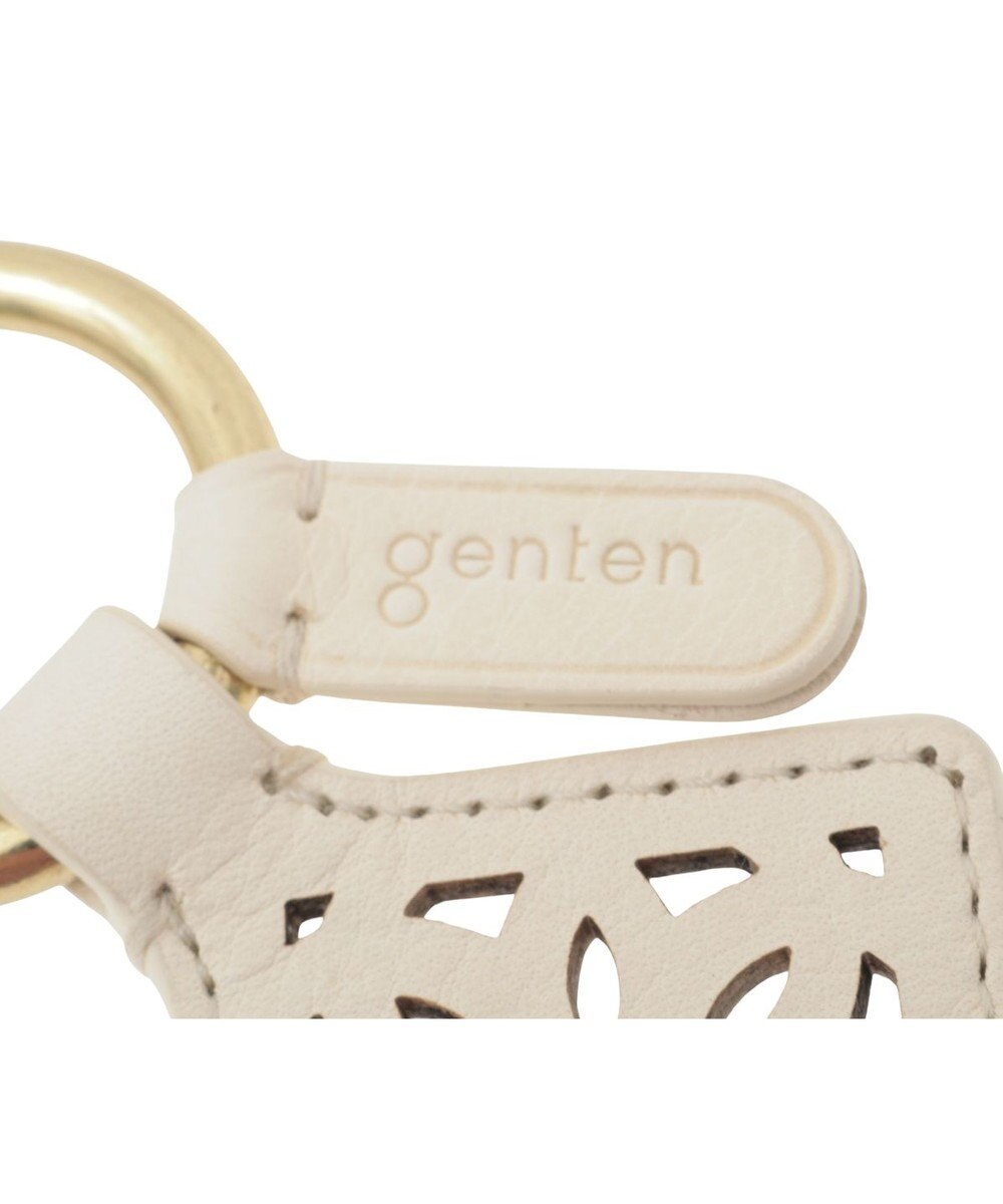 genten アーガイルカットワーク キーリング 