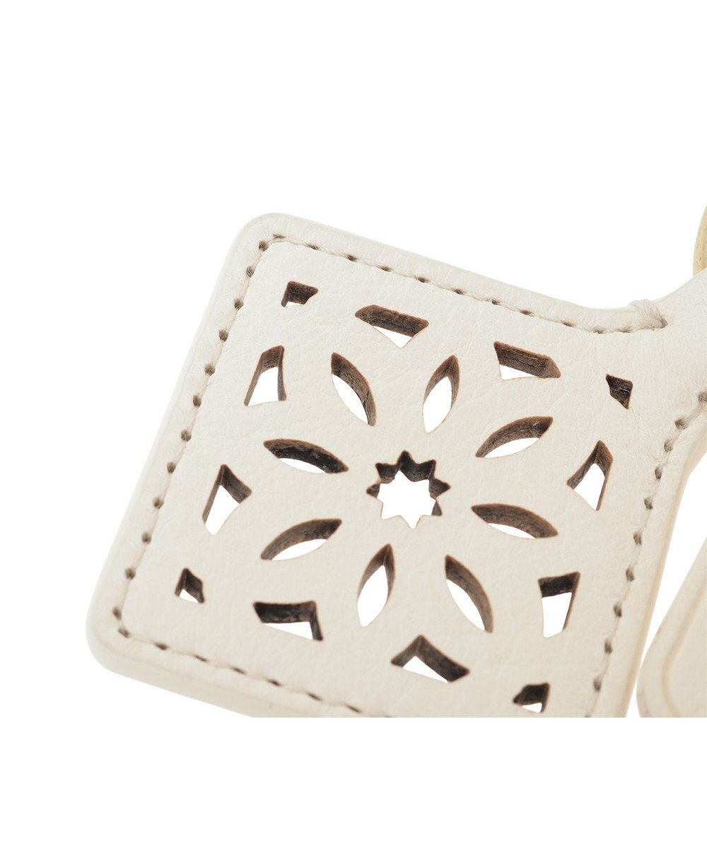 genten アーガイルカットワーク キーリング 