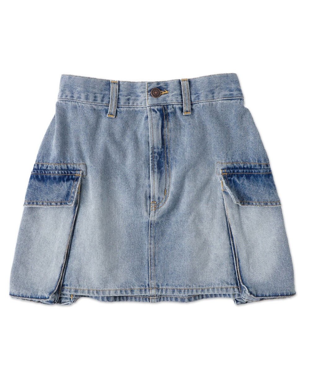 WEGO カーゴポケットデニムミニスカート 