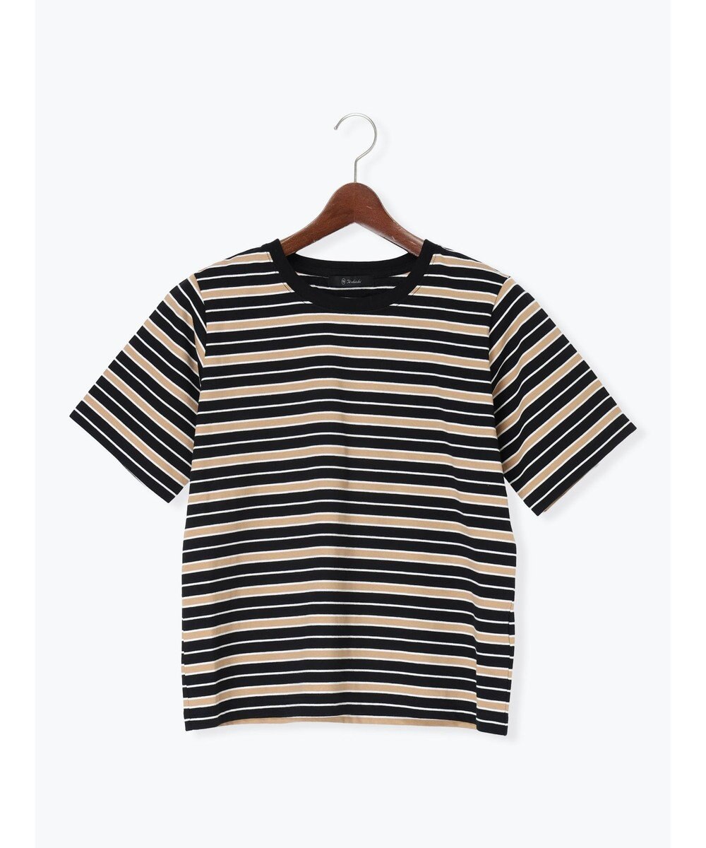 Te chichi マルチボーダーTシャツ 
