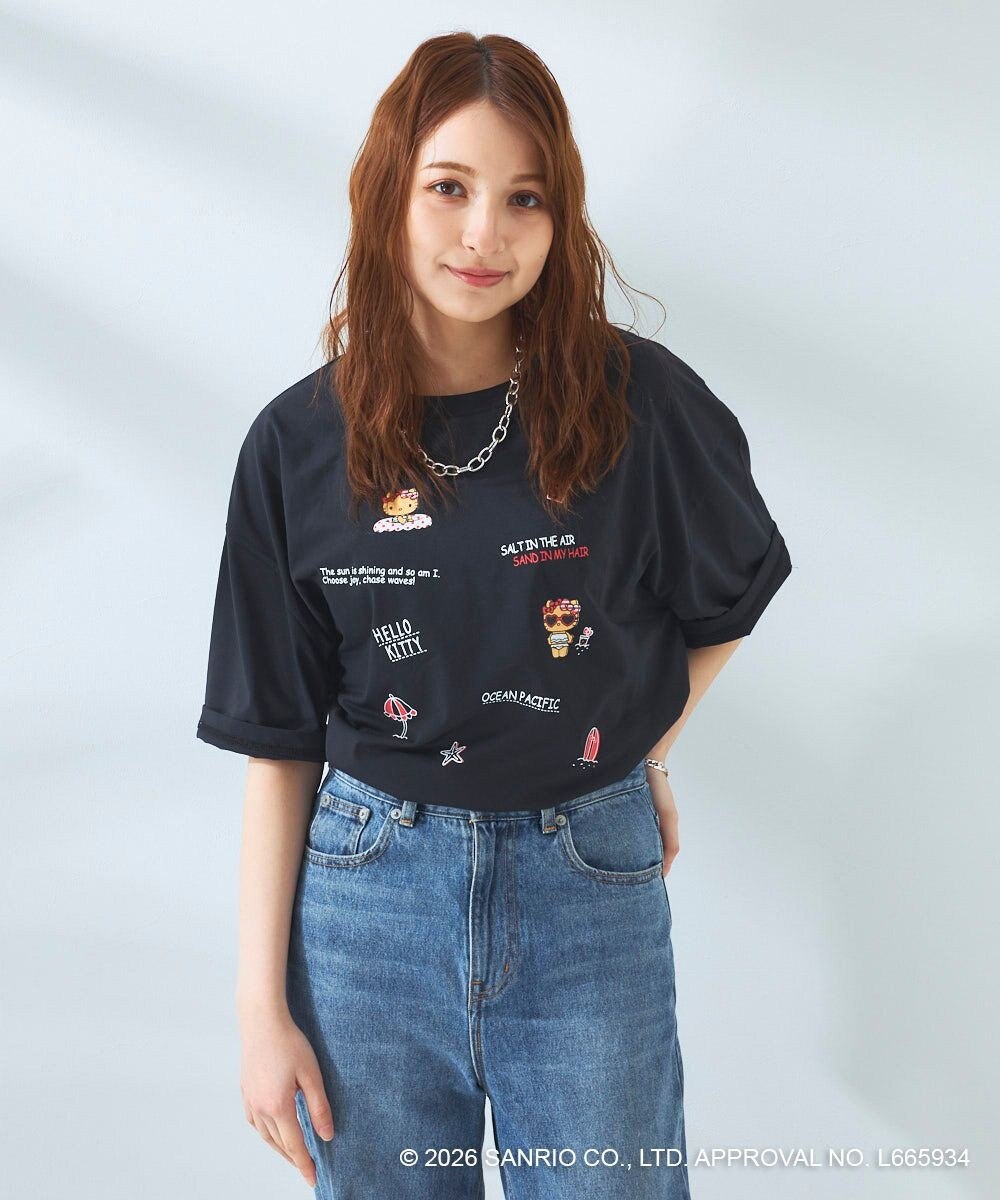 OP／FILA 【Ocean Pacific×ハローキティ】ラッシュTシャツ 