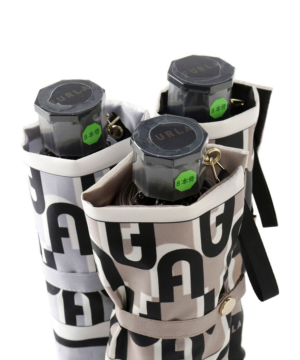 MOONBAT FURLA 折りたたみ傘 アーチロゴ 