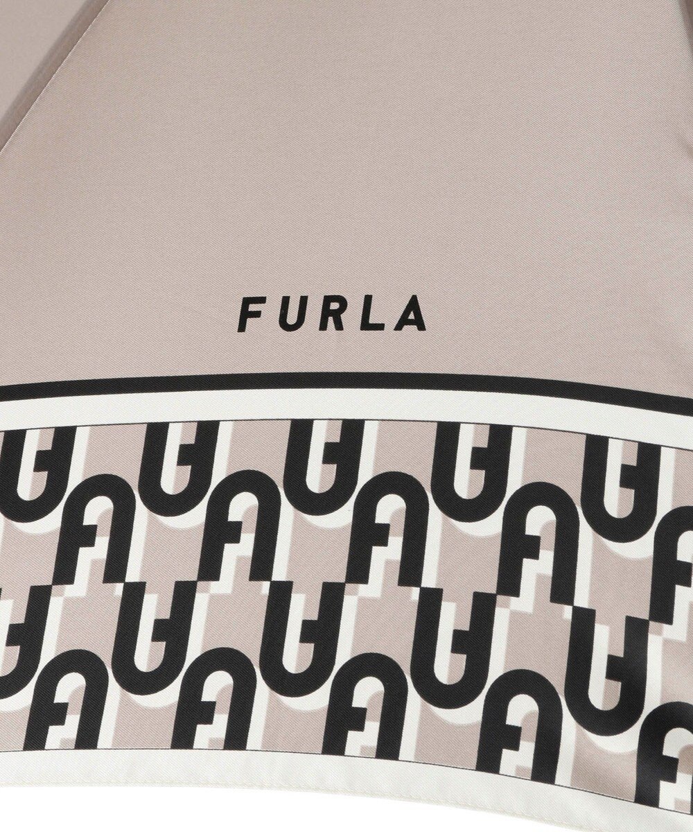 MOONBAT FURLA 折りたたみ傘 アーチロゴ 