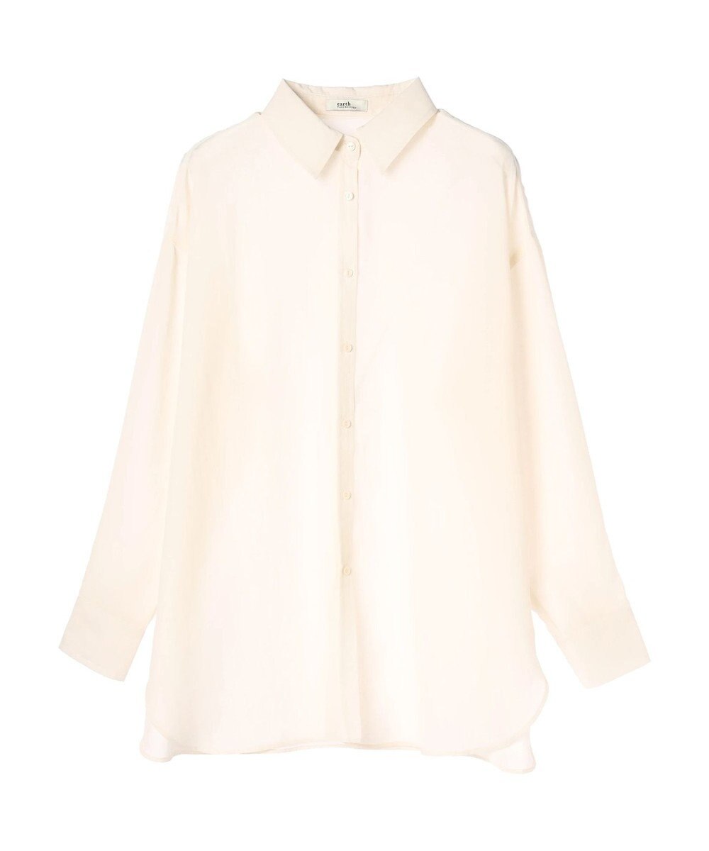 earth music&ecology シアーボーイズライクシャツ 