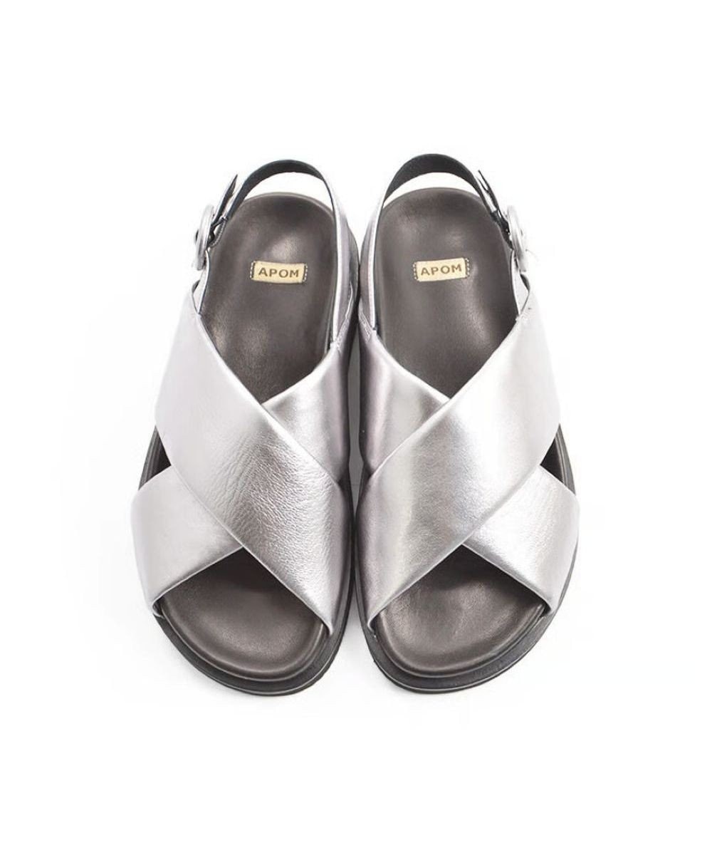APOM クロスストラップサンダル25 