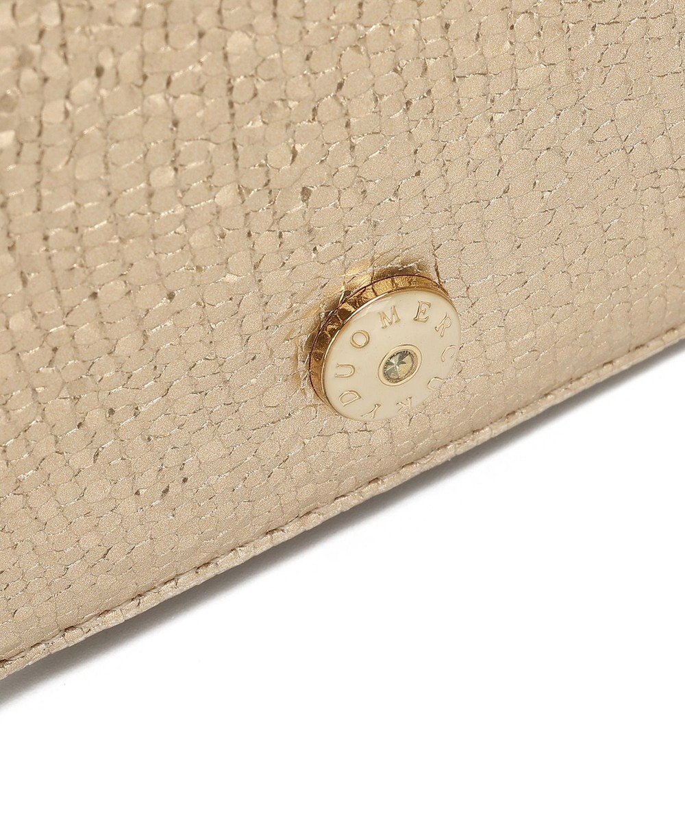 style code 【MERCURYDUO/マーキュリーデュオ】メタリッククラック調型押し　三つ折りミニ財布 