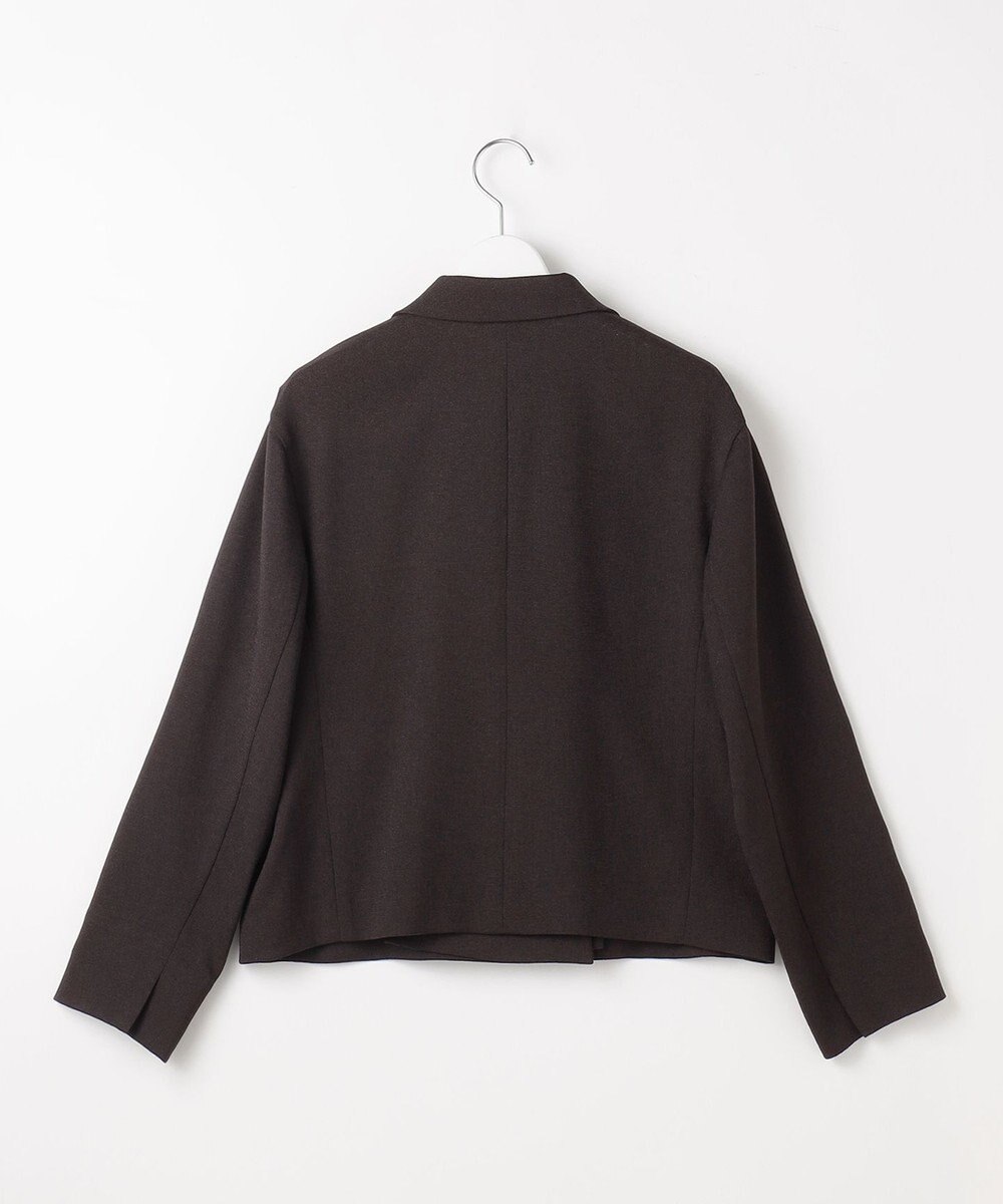 自由区 S 【セットアップ対応】リネンライクシンセティックショート ジャケット 