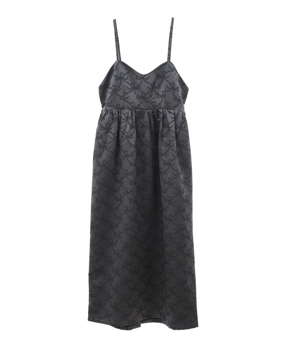 Green Parks ・ＳＵＧＡＲＳＰＯＯＮリボンジャカードキャミワンピ 