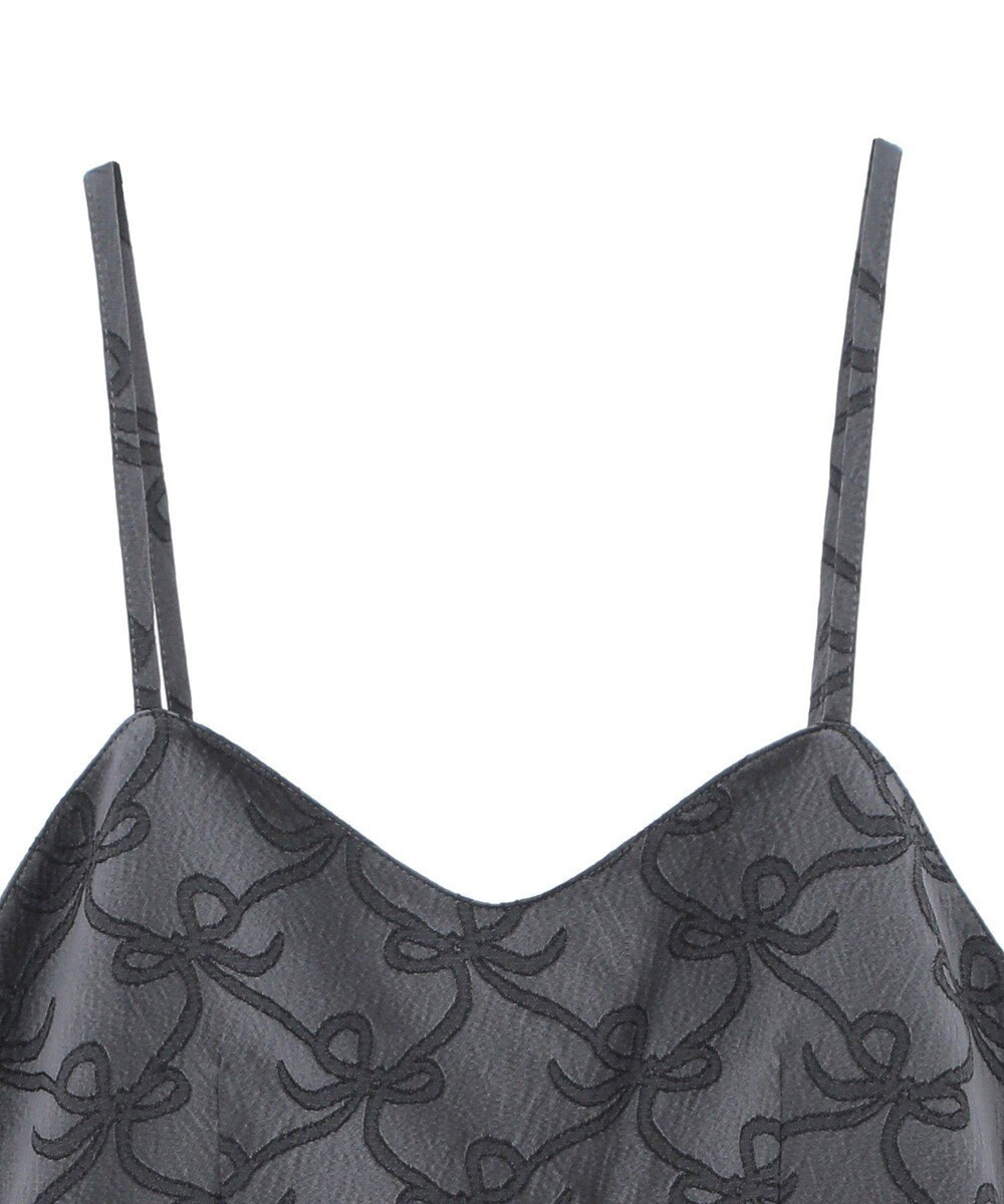 Green Parks ・ＳＵＧＡＲＳＰＯＯＮリボンジャカードキャミワンピ 