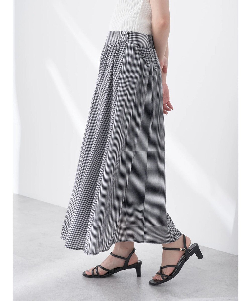 earth music&ecology ギャザーフレアスカート 