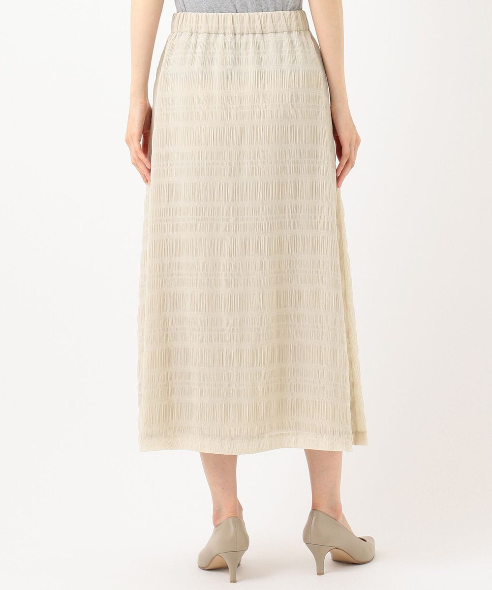 J.PRESS LADIES 【洗える】シャーリングシャドーボーダー スカート 