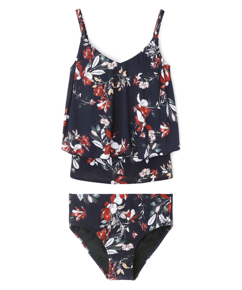 San-ai Resort（三愛水着楽園） 【SALE】ロングパンツセット水着　13L【Coral veil（コーラルヴェール）】 