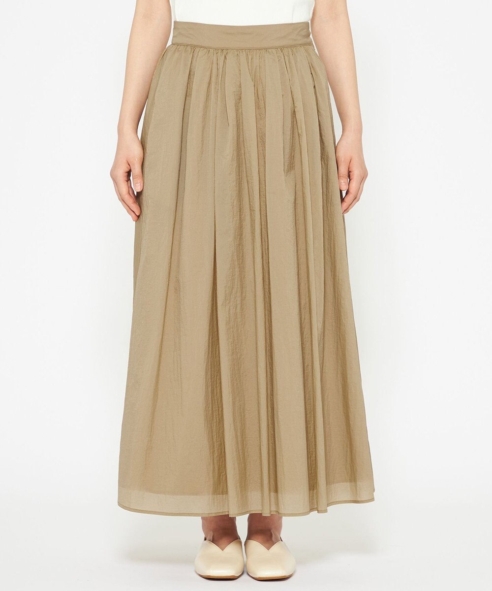 uncrave 【撥水・洗濯機洗い可】シアープルーフナイロン フレアスカート（uncrave STANDARD） 