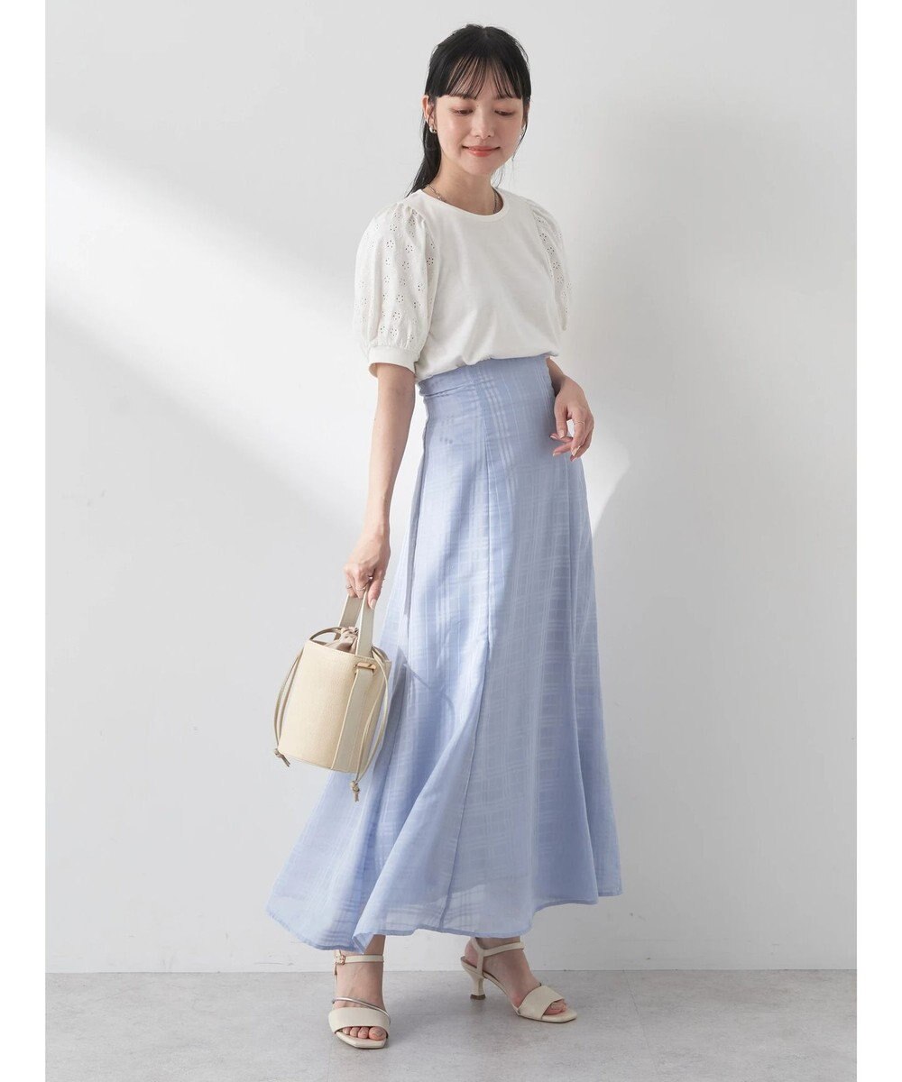 earth music&ecology フラワーレースプルオーバー 