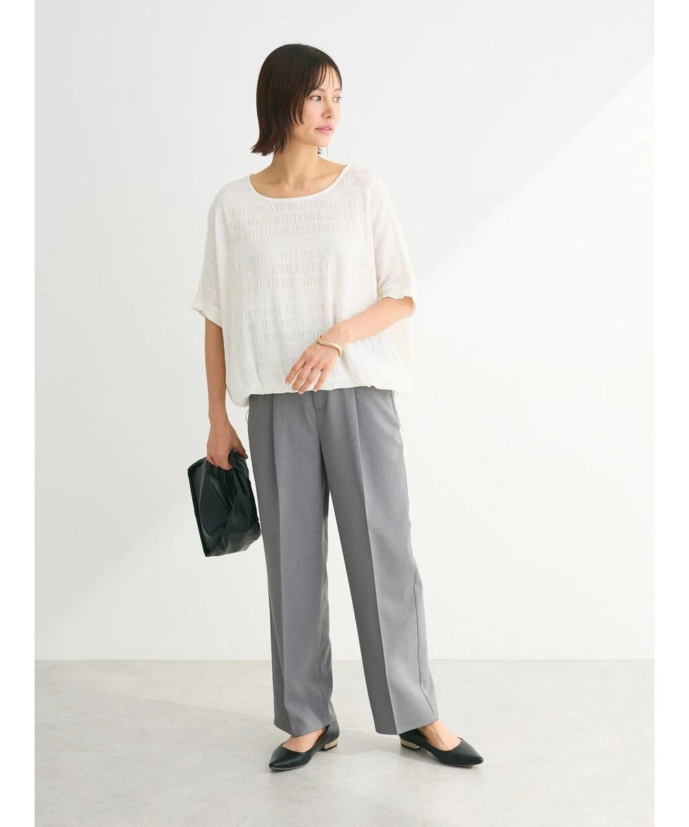 Green Parks きれいシルエットパンツ（ワイドストレート） 