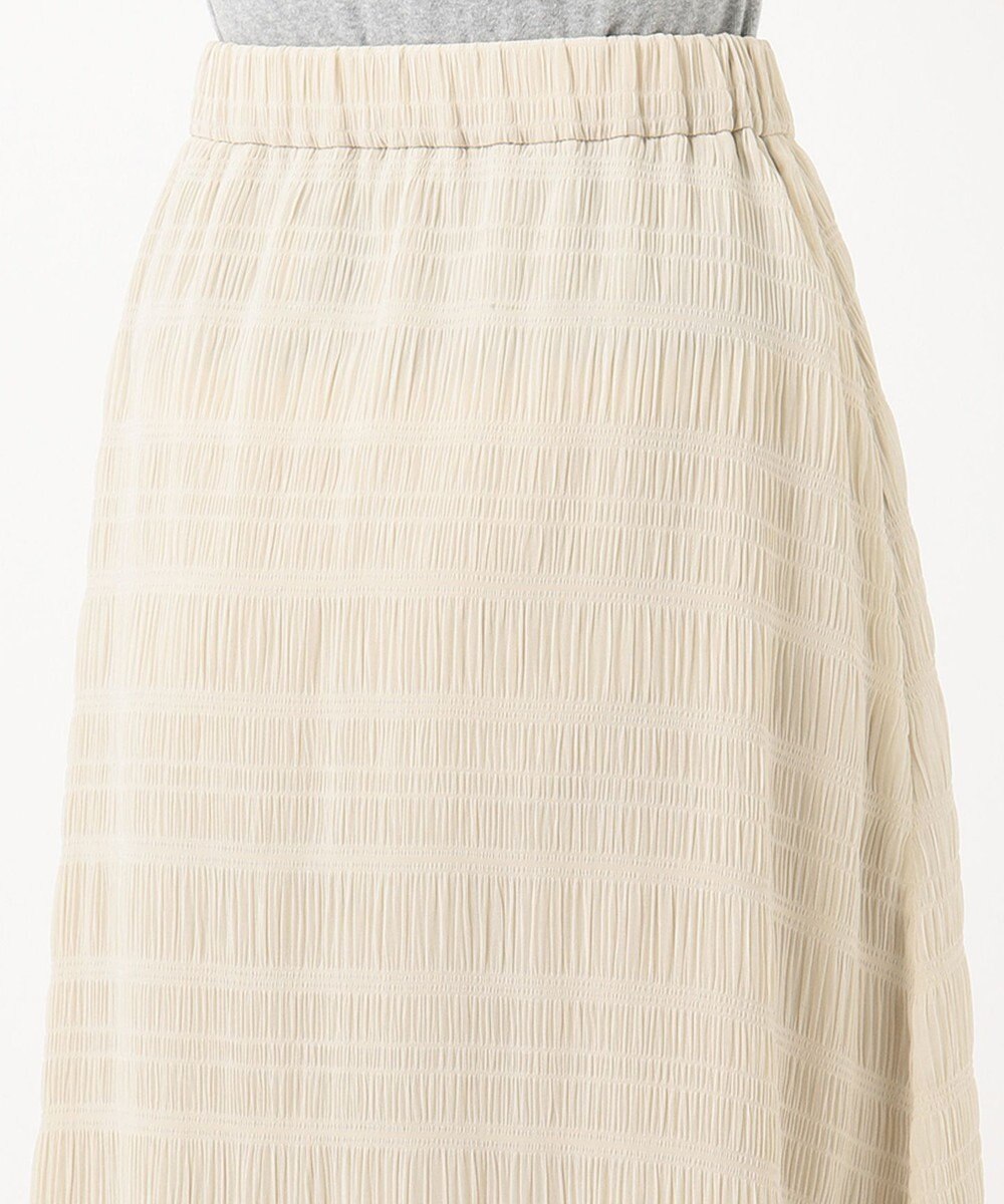 J.PRESS LADIES 【洗える】シャーリングシャドーボーダー スカート 