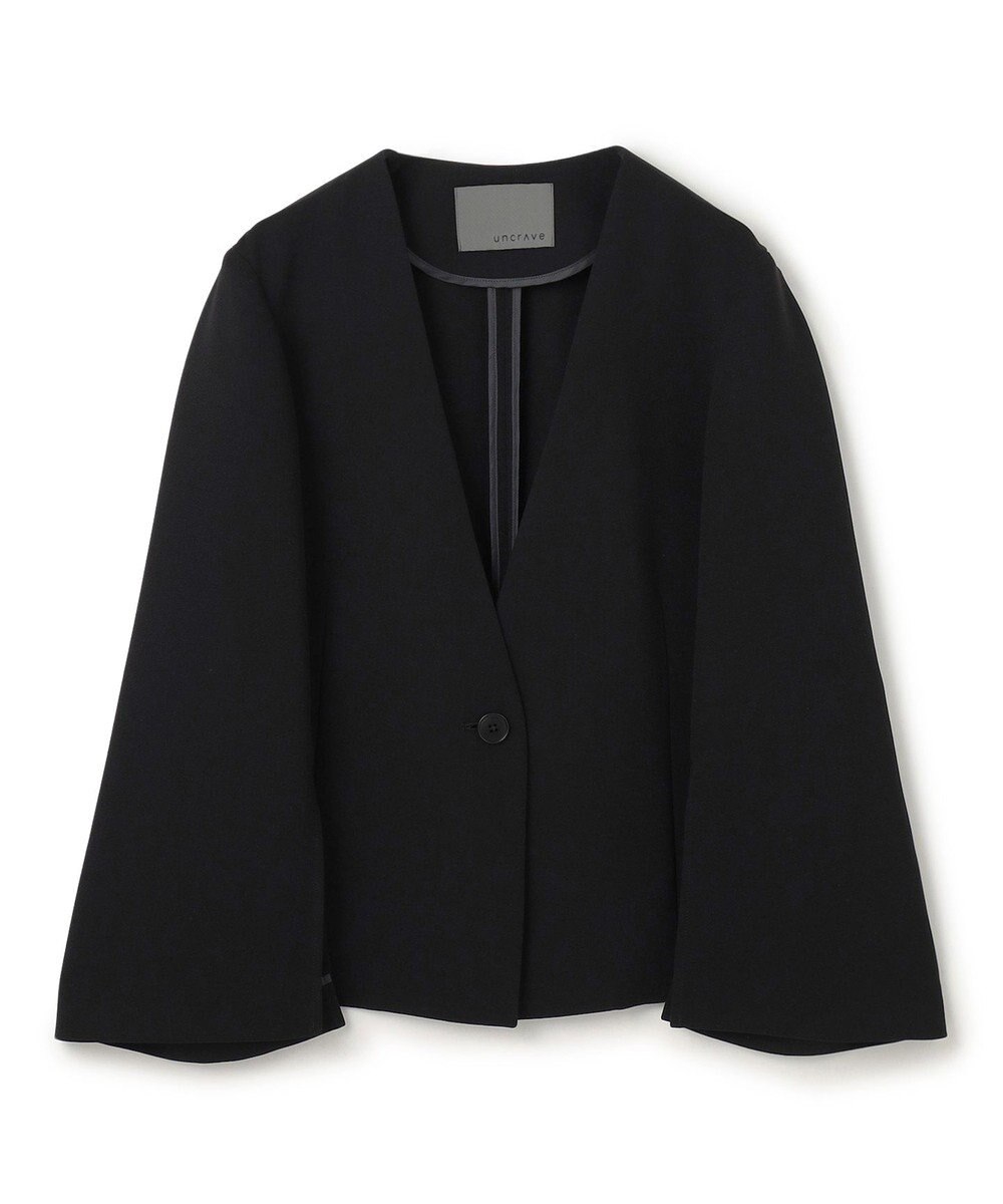 uncrave ウォッシャブル ダブルクロス スリットスリーブジャケット 