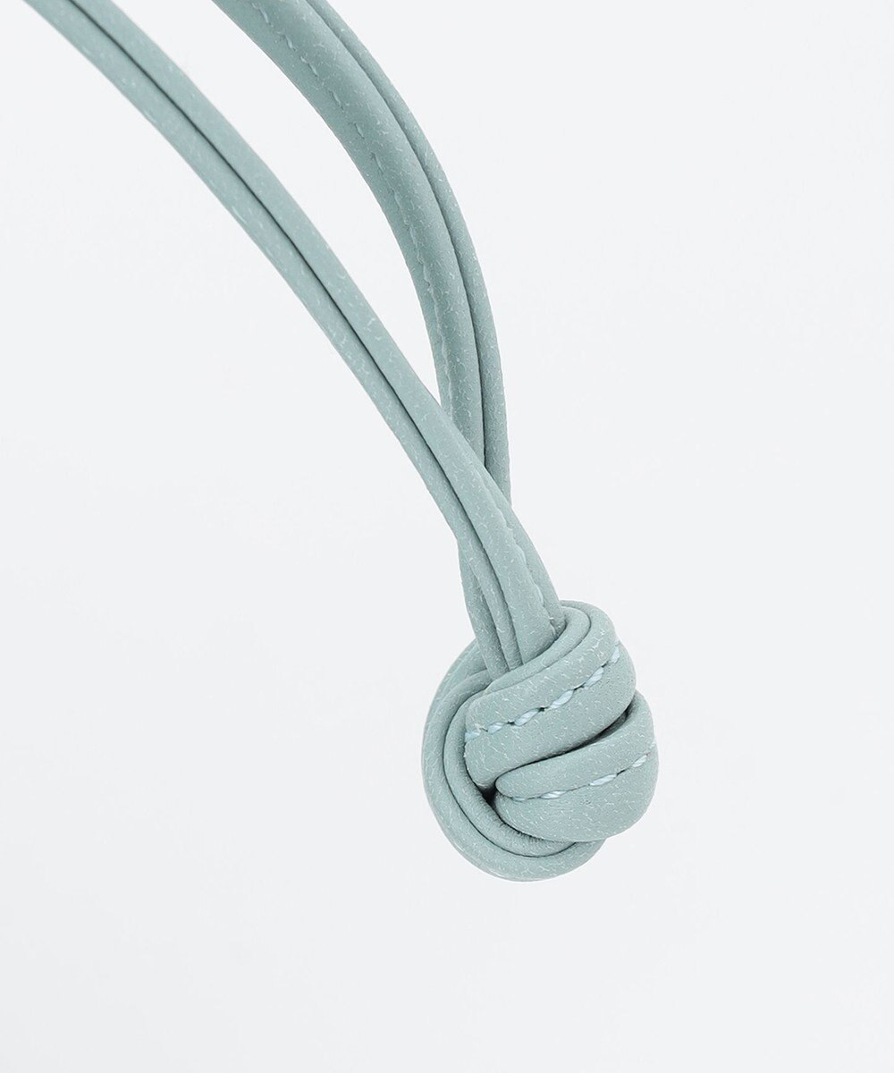 23区 【CLASSY.6月号掲載】MARCO MASI レザーフリンジ ミニ巾着 バッグ 