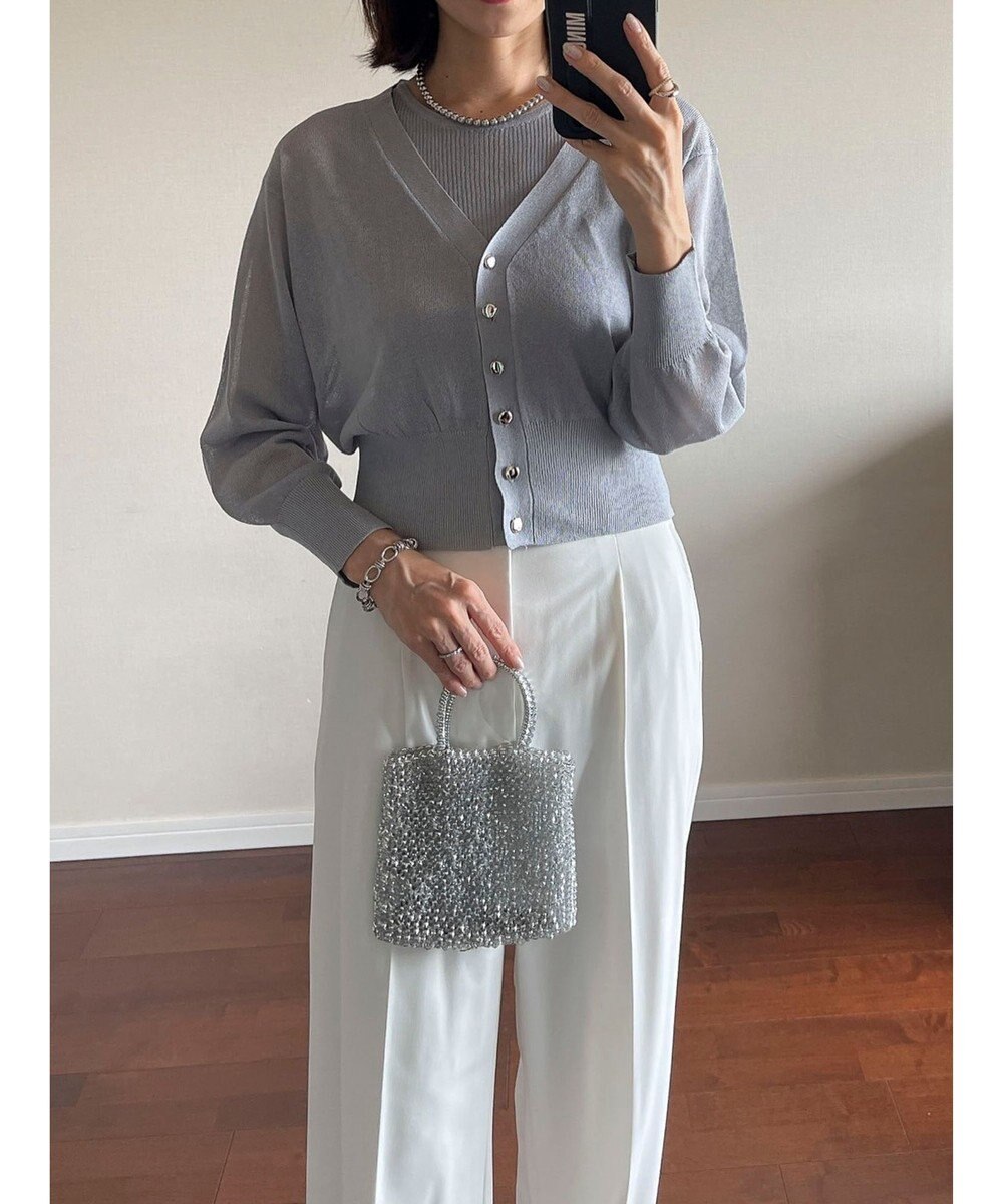 Green Parks シアーカーディガン＋タンクトップＳＥＴ 