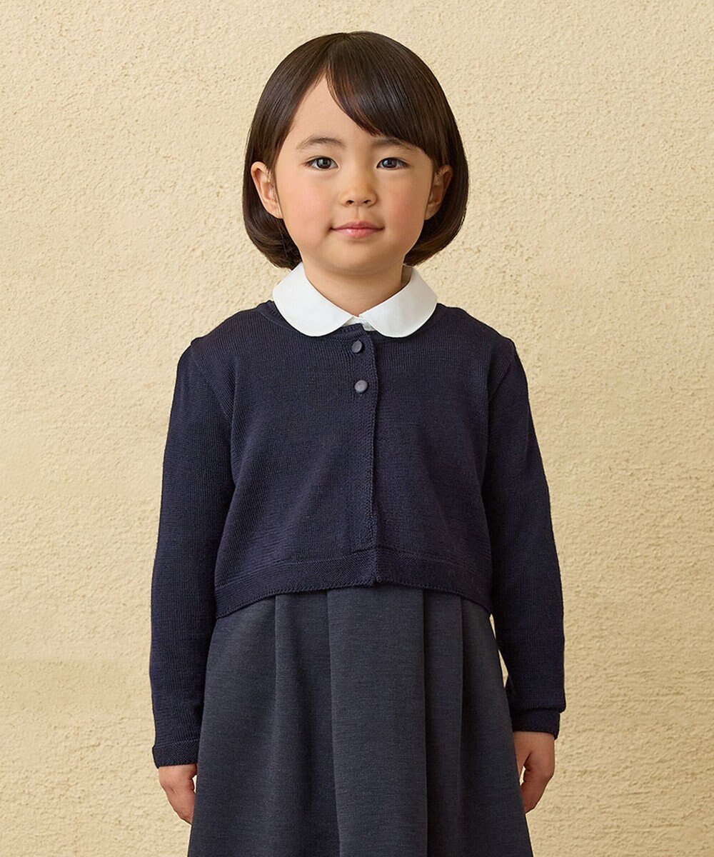 MIKI HOUSE HOT BISCUITS 【90-130cm】ニットボレロ 