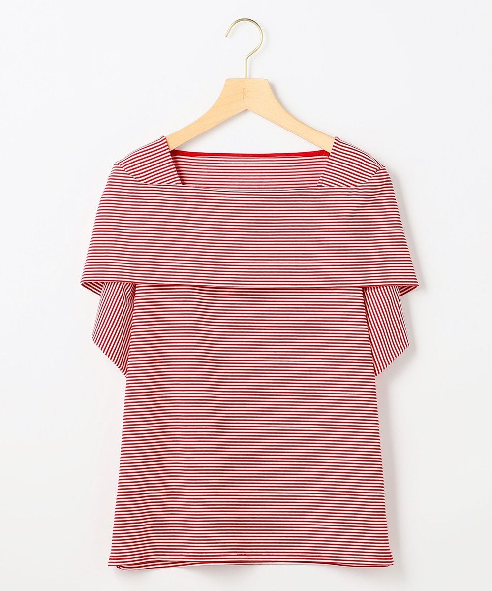 組曲 L 【先行予約】GIZAコットンオフショルダー カットソー 