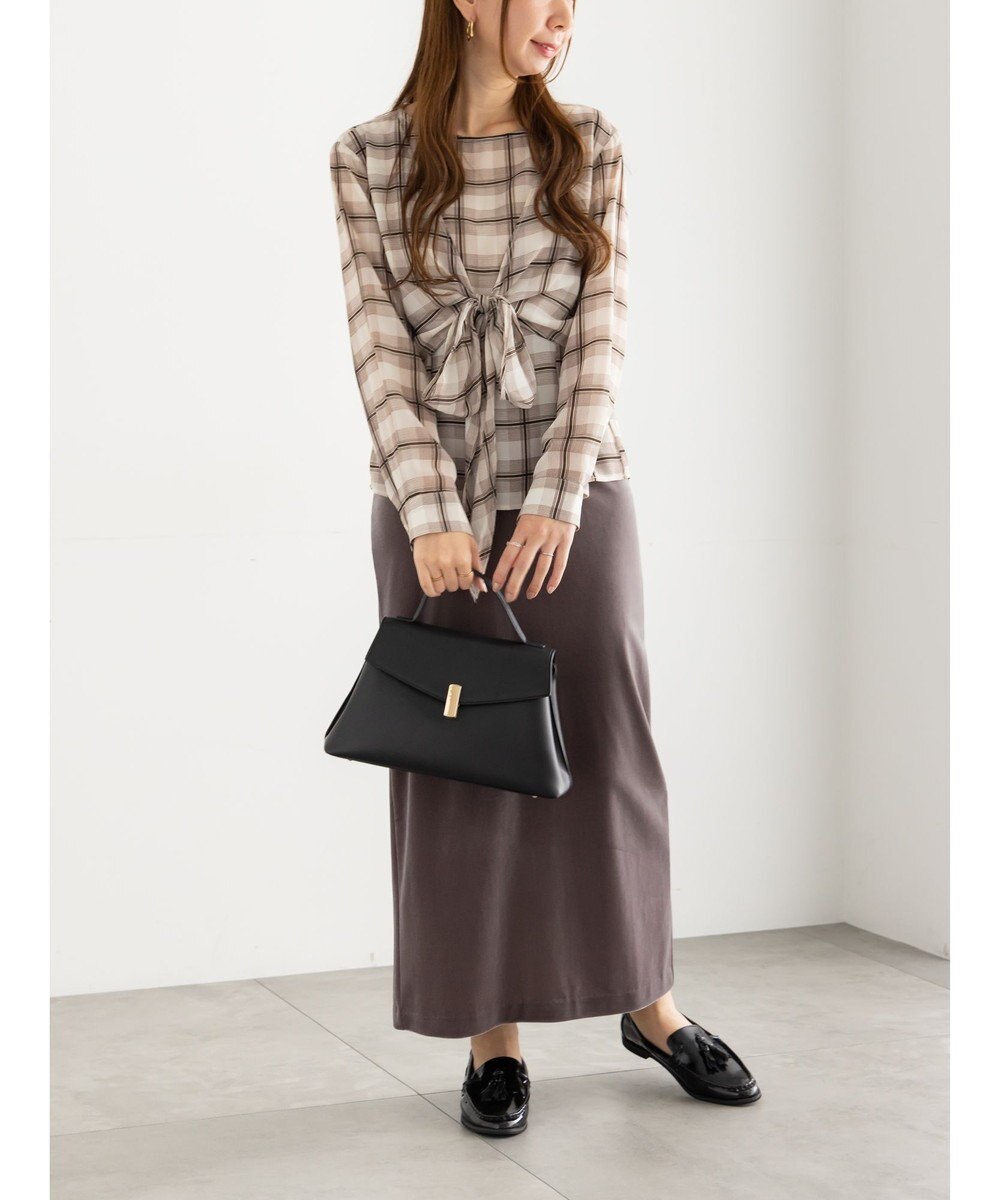 Te chichi ベロアナロースカート《2025Autumn catalog vol.2 item》 