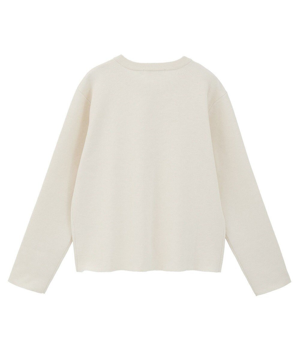 AMERICAN HOLIC ワンポイントロゴクルーカーディガン 