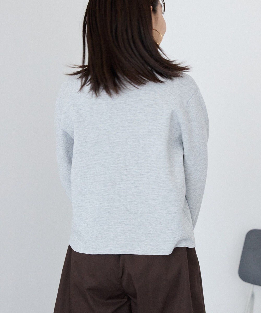 AMERICAN HOLIC ワンポイントロゴクルーカーディガン 