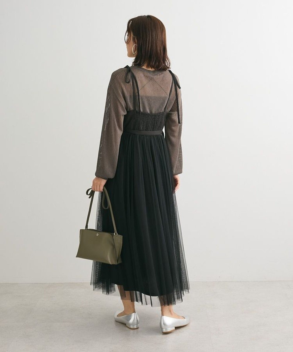 Green Parks ・ＥＬＥＮＣＡＲＥ　ＤＵＥ　チュールドッキングワンピ 